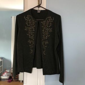 Ann Taylor Beaded cardigan